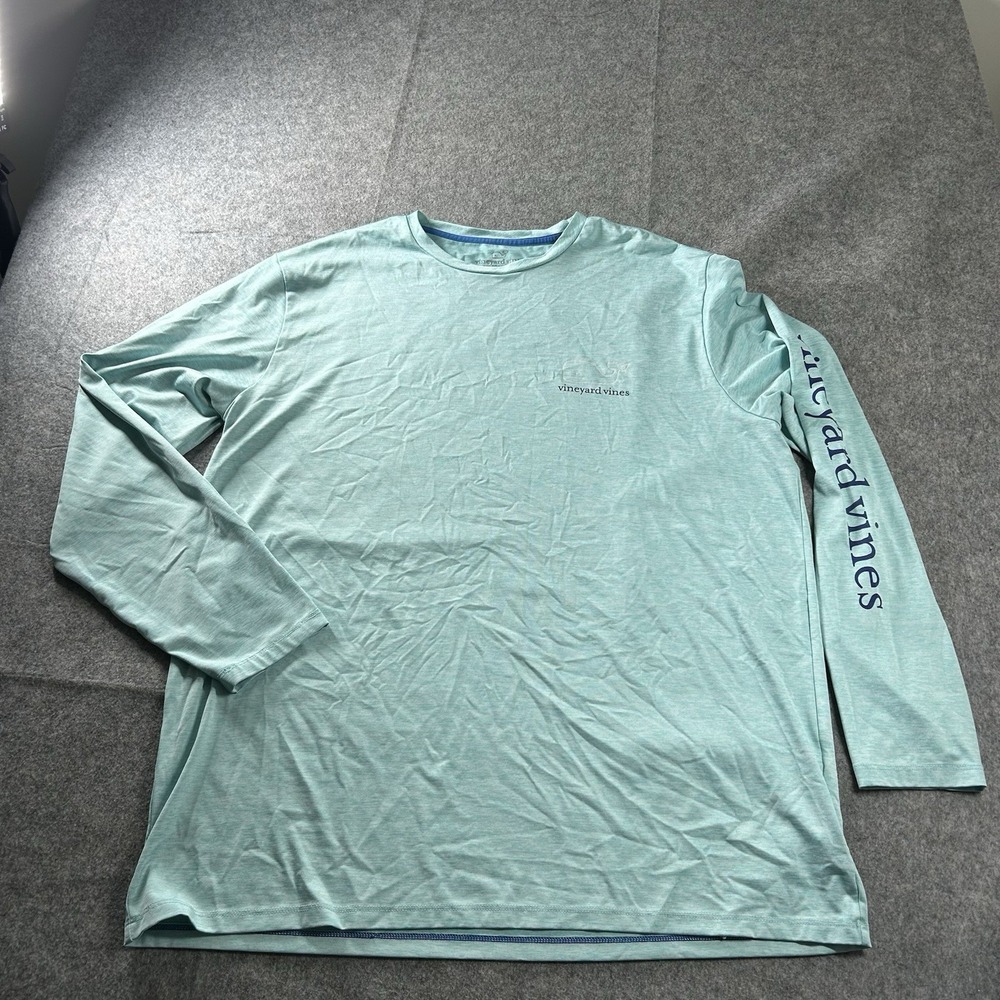 Vineyard Vines Performance Shirt Men's XL Long Sleeve Lake Vaction Beach
